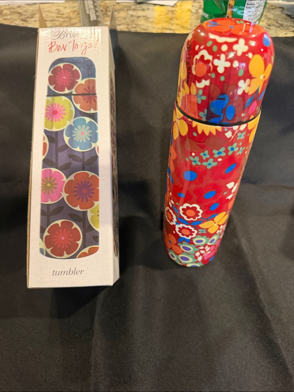 Brighton Red Floral Insulated Tumbler